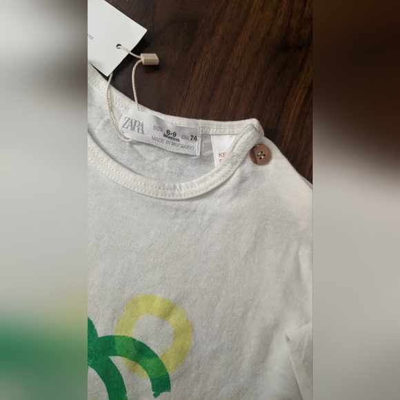 NWT Zara palm graphic tee - Picture 3 of 4